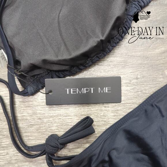 Tempt Me Halter Tie Back Tie Side Bikini Swimsuit Size 22W - Picture 6 of 6